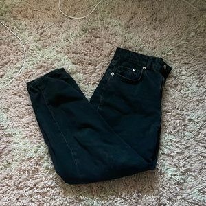 H&M black mom jeans